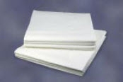 Drape Sheet 2-Ply White Full 40 W X 60 L Inch No .. .  .  